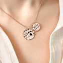 Personalised Geo-Map Necklace - Engrave a Special Location
