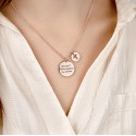 Personalised Engraved Religious Necklace with Cross Pendant