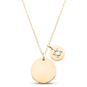 Personalised Engraved Religious Necklace with Star of David Pendant