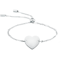 Personalised Engraved Heart with Adjustable Bracelet
