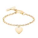 Personalised Engraved Luxury Heart Bracelet