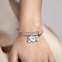 Personalised Engraved Dog and Cat Bracelet with Engraved Names