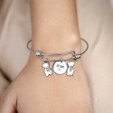 Personalised Engraved Multi-Dogs Bracelet with Engraved Names